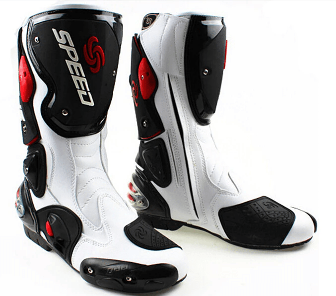 Botte de moto en cuir - speed