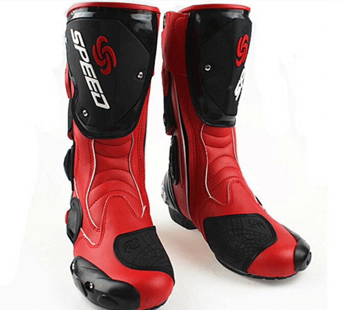 Botte de moto en cuir - speed