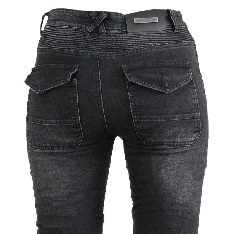 Jean de moto renforcé pour femme