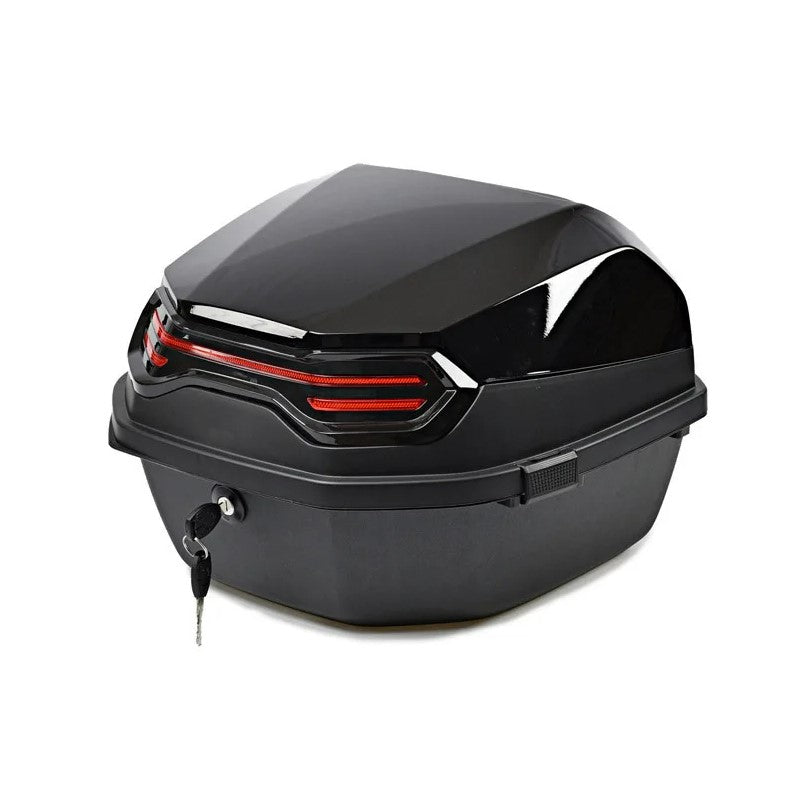 Top case moto noir 30l