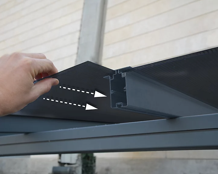 Carport en Aluminium - 2.99 x 5.04m