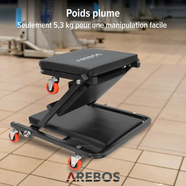 Chariot de Visite Mécanicien - Chariot d’Atelier 150 kg