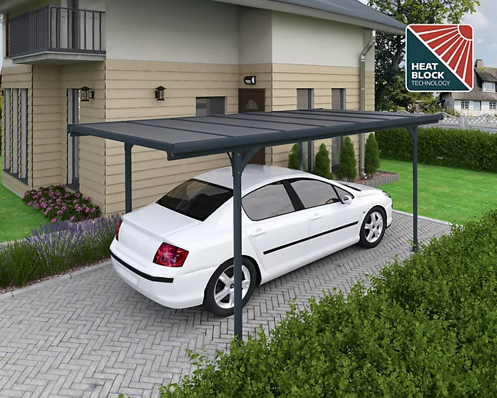 Carport en Aluminium - 2.99 x 5.04m
