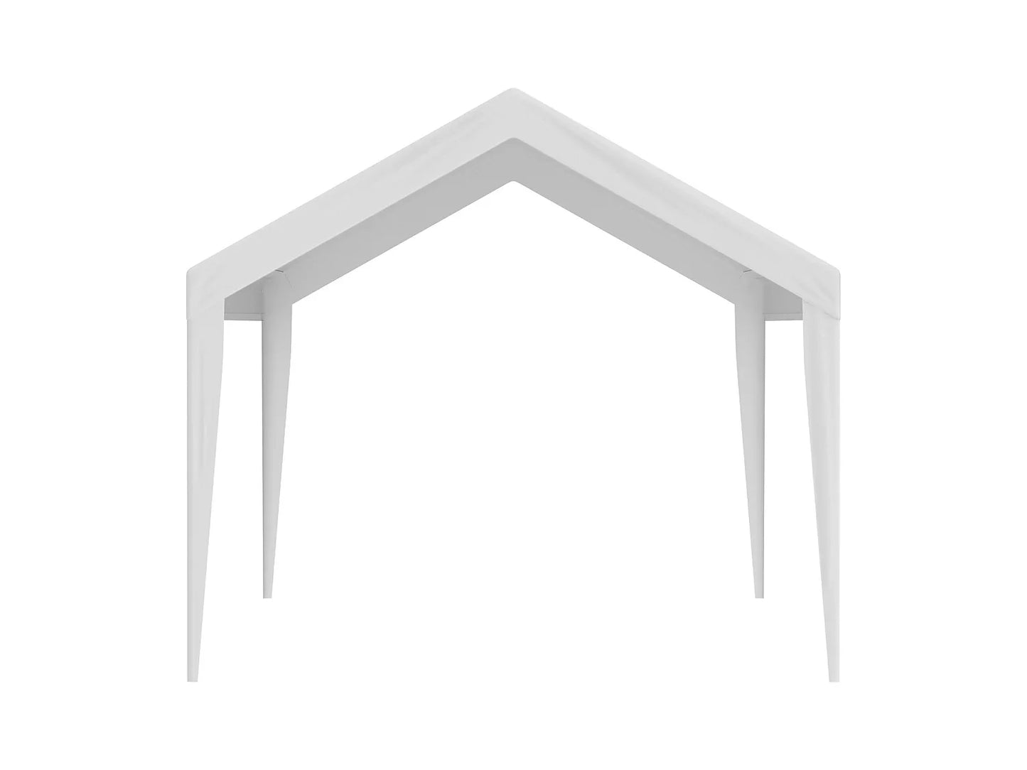 Toile de Rechange SucceBuy pour Abri d'Auto, 305 x 610 cm, Blanc