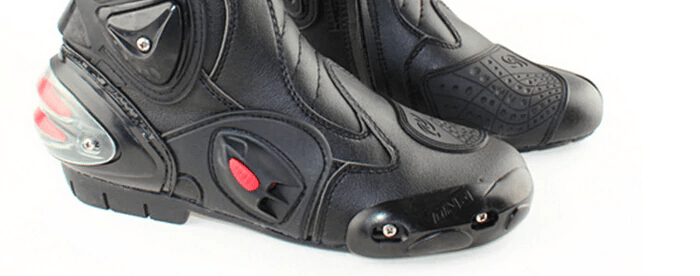 Botte de moto en cuir - speed