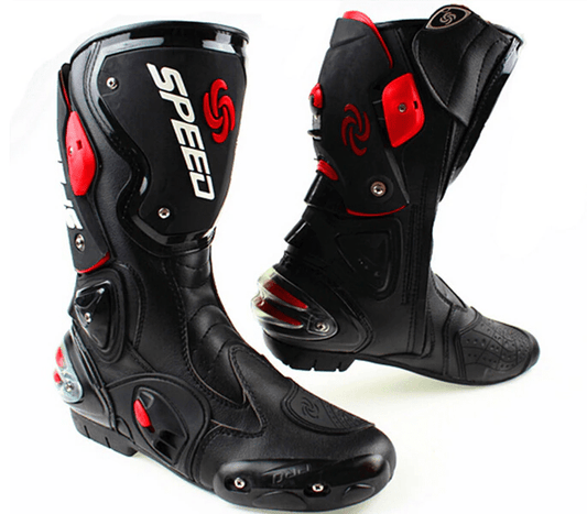 Botte de moto en cuir - speed