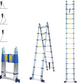 Échelle télescopique portable et pliante Jusqu'à 12m