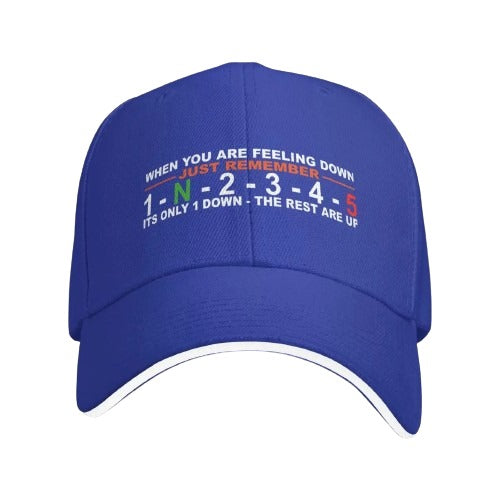 Casquette de moto boite de vitesse