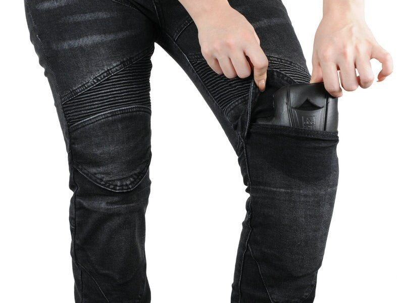 Jean de moto renforcé pour femme