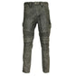 Pantalon de moto en cuir pour homme motard