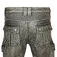 Pantalon de moto en cuir pour homme motard