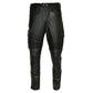 Pantalon de moto en cuir pour homme motard