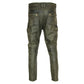 Pantalon de moto en cuir pour homme motard