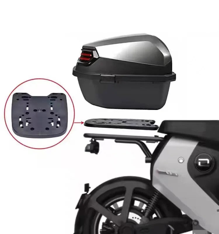 Top case moto argent 30l