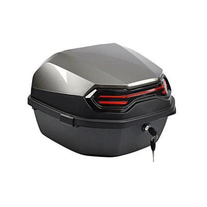 Top case moto gris 30l