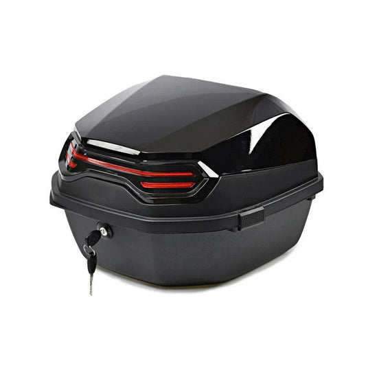 Top case moto noir 30l