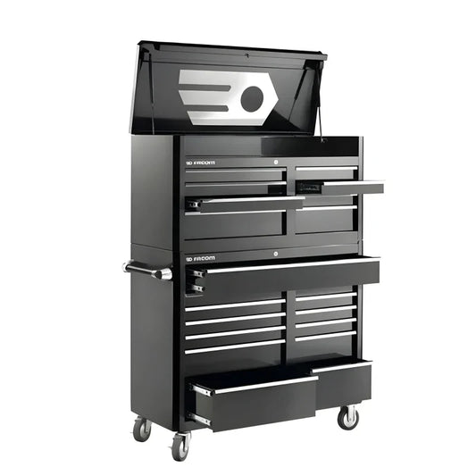 Servante d'Atelier - 13 Tiroirs - Noir