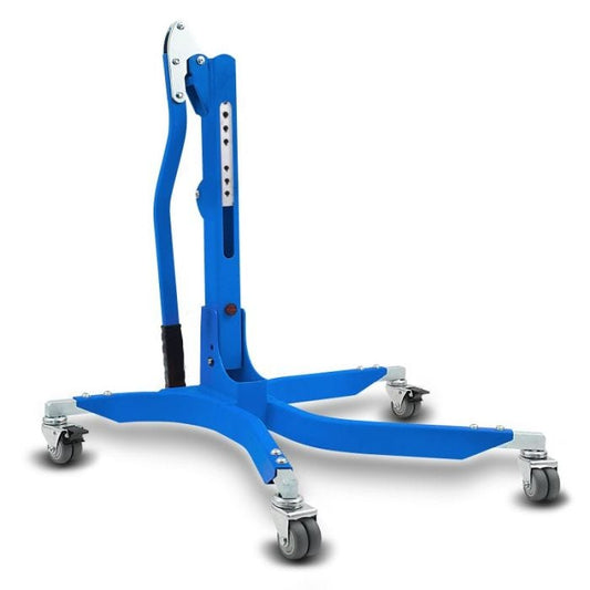 Lève moto centrale ConStands Power bleu avec plaque de base