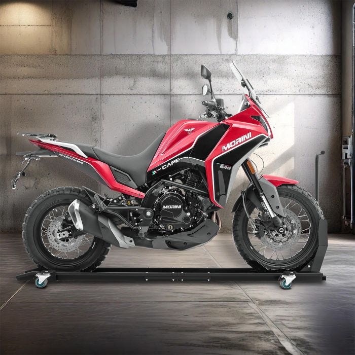 Rail de rangement avec bloque-roue ConStands Smart Mover max. 450 kg - gris