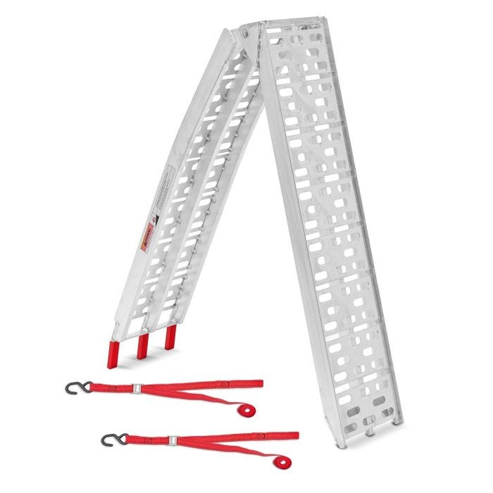 Rampe de chargement en aluminium Constands - Pliable, 340 kg max, compatible scooter, quad et ATV